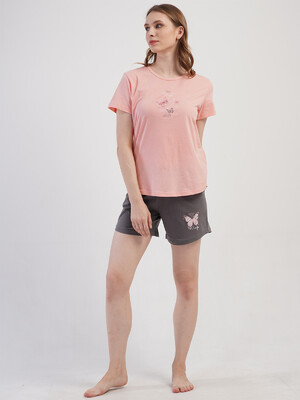 Купить Хлопковый комплект с шортами VIENETTA 4083930000 в Украина в Lingerie.ua - Одяг для дому та відпочинку, Фото 6