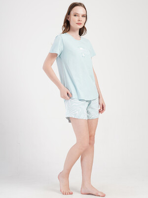 Купить Хлопковый летний комплект с шортами VIENETTA 4080461554 в Украина в Lingerie.ua - Одяг для дому та відпочинку, Фото 2