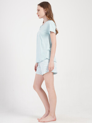 Купить Хлопковый летний комплект с шортами VIENETTA 4080461554 в Украина в Lingerie.ua - Одяг для дому та відпочинку, Фото 5