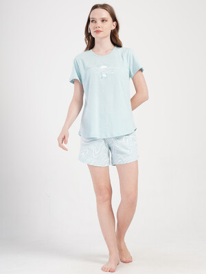 Купить Хлопковый летний комплект с шортами VIENETTA 4080461554 в Украина в Lingerie.ua - Одяг для дому та відпочинку, Фото 8