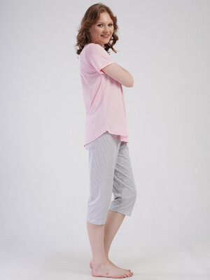 Купить Бавовняний літній комплект з капрі VIENETTA 4080252838 в Украина в Lingerie.ua - Одяг для дому та відпочинку, Фото 7