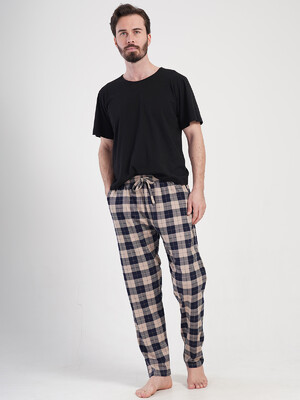 Купить Хлопковые домашние брюки в клетку VIENETTA MAN 4081250147 в Украина в Lingerie.ua - Одяг для дому та відпочинку, Видео