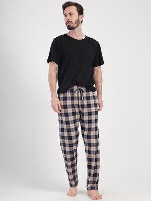 Купить Хлопковые домашние брюки в клетку VIENETTA MAN 4081250147 в Украина в Lingerie.ua - Одяг для дому та відпочинку, Фото 2