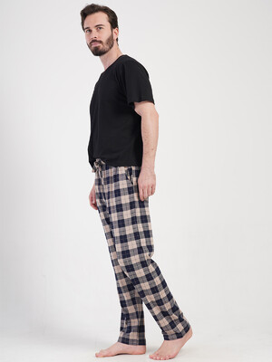 Купить Хлопковые домашние брюки в клетку VIENETTA MAN 4081250147 в Украина в Lingerie.ua - Одяг для дому та відпочинку, Фото 4