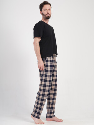 Купить Хлопковые домашние брюки в клетку VIENETTA MAN 4081250147 в Украина в Lingerie.ua - Одяг для дому та відпочинку, Фото 6