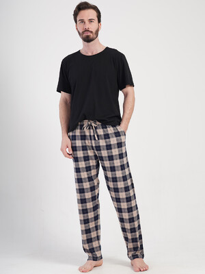 Купить Хлопковые домашние брюки в клетку VIENETTA MAN 4081250147 в Украина в Lingerie.ua - Одяг для дому та відпочинку, Фото 7