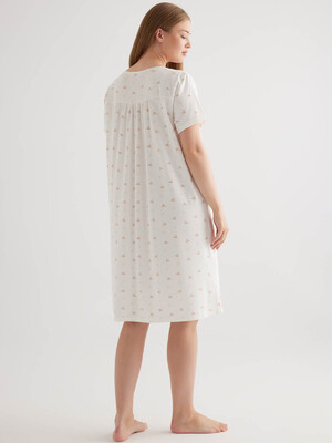 Купить Хлопковая ночная сорочка большого размера с коротким рукавом HAYS 50205 в Украина в Lingerie.ua - Одяг для дому та відпочинку, Фото 2