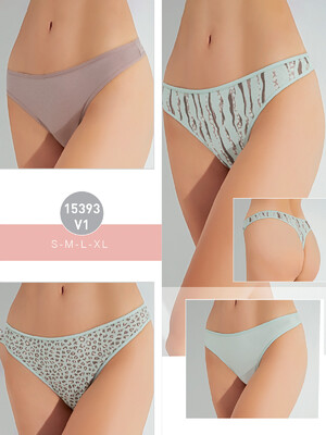 Купить Трусики женские стринги комплект 3 в 1 SEVIM 15393 в Украина