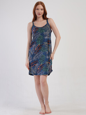 Хлопковая туника большого размера на бретельках VIENETTA 4092295136