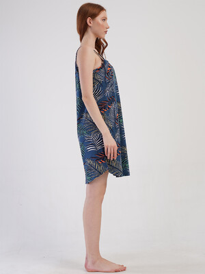 Купить Хлопковая туника большого размера на бретельках VIENETTA 4092295136 в Украина в Lingerie.ua - Одяг для дому та відпочинку, Фото 2