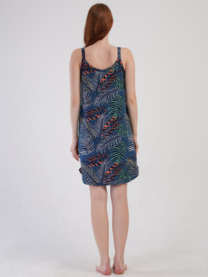 Купить Хлопковая туника большого размера на бретельках VIENETTA 4092295136 в Украина в Lingerie.ua - Одяг для дому та відпочинку, Фото 6