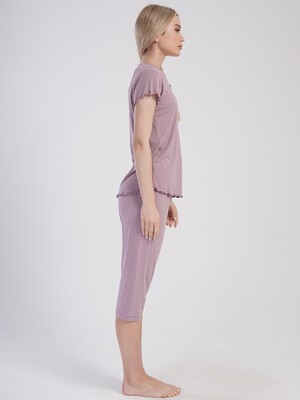 Купить Домашний комплект большого размера  из вискозы с капри VIENETTA 4040037997 в Украина в Lingerie.ua - Одяг для дому та відпочинку, Фото 6