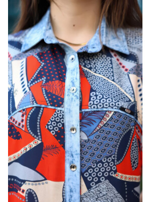 Купить Літня сукня на ґудзиках із коротким рукавом JEN 05117 в Украина в Lingerie.ua - Одяг для дому та відпочинку, Фото 4