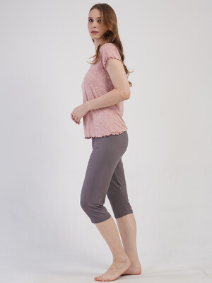 Купить Домашній комплект із капрі VIENETTA 4092830841 в Украина в Lingerie.ua - Одяг для дому та відпочинку, Фото 4