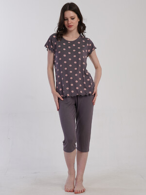 Купить Літній комплект з віскози з капрі VIENETTA 5032870323 в Украина в Lingerie.ua - Одяг для дому та відпочинку, Фото 2