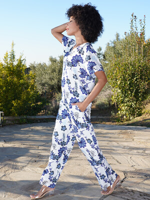 Купить Літній костюм жіночий з сорочки та брюк VIENETTA PLUS 4100068341 в Украина в Lingerie.ua - Одяг для дому та відпочинку, Фото 7