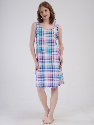 Хлопковая домашняя туника без рукавов VIENETTA 4091670850