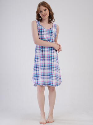 Купить Хлопковая домашняя туника без рукавов VIENETTA 4091670850 в Украина в Lingerie.ua - Одяг для дому та відпочинку, Фото 2