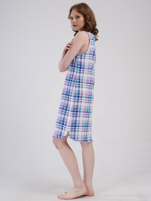 Купить Хлопковая домашняя туника без рукавов VIENETTA 4091670850 в Украина в Lingerie.ua - Одяг для дому та відпочинку, Фото 3