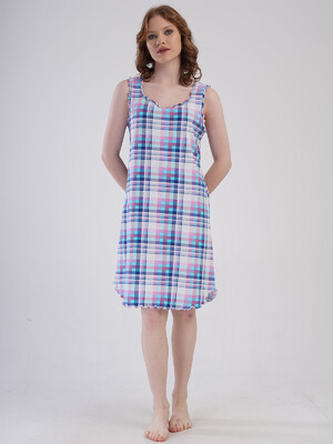 Купить Хлопковая домашняя туника без рукавов VIENETTA 4091670850 в Украина в Lingerie.ua - Одяг для дому та відпочинку, Фото 5