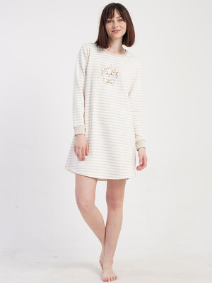 Купить Байкова домашня туніка з довгим рукавом VIENETTA 5010400000 в Украина в Lingerie.ua - Одяг для дому та відпочинку, Фото 3