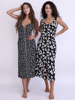 Купить Штапельный летний сарафан на молнии LINGERIE 170785 в Украина