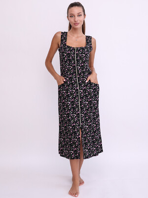 Купить Штапельний літній сарафан на блискавці LINGERIE 170785 в Украина в Lingerie.ua - Одяг для дому та відпочинку, Фото 3