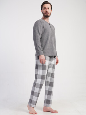 Купить Теплый домашний костюм с длинным рукавом VIENETTA MAN 5010260000 в Украина в Lingerie.ua - Одяг для дому та відпочинку, Фото 2