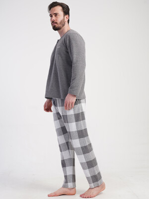 Купить Теплый домашний костюм с длинным рукавом VIENETTA MAN 5010260000 в Украина в Lingerie.ua - Одяг для дому та відпочинку, Фото 4