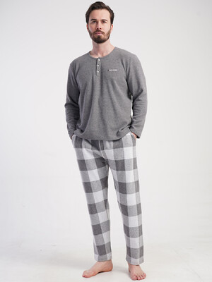 Купить Теплый домашний костюм с длинным рукавом VIENETTA MAN 5010260000 в Украина в Lingerie.ua - Одяг для дому та відпочинку, Фото 5