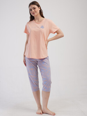 Купить Хлопковый комплект с капри VIENETTA 4083221584 в Украина в Lingerie.ua - Одяг для дому та відпочинку, Фото 6