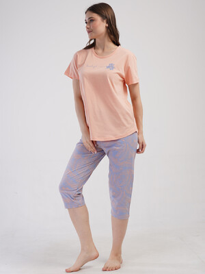 Купить Хлопковый комплект с капри VIENETTA 4083221584 в Украина в Lingerie.ua - Одяг для дому та відпочинку, Фото 7