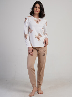 Купить Хлопковый домашний комплект с длинным рукавом VIENETTA 5032940566 в Украина в Lingerie.ua - Одяг для дому та відпочинку, Фото 1