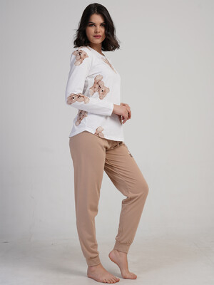 Купить Хлопковый домашний комплект с длинным рукавом VIENETTA 5032940566 в Украина в Lingerie.ua - Одяг для дому та відпочинку, Фото 7