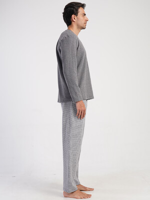 Купить Домашній костюм великого розміру з довгим рукавом VIENETTA MAN 5010050000 в Украина в Lingerie.ua - Одяг для дому та відпочинку, Фото 2