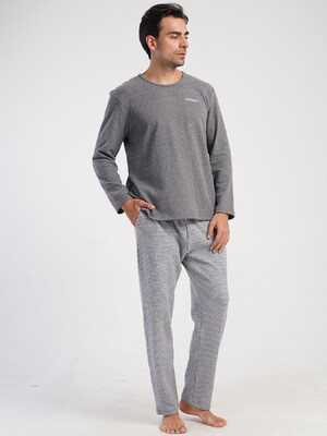 Купить Домашній костюм великого розміру з довгим рукавом VIENETTA MAN 5010050000 в Украина в Lingerie.ua - Одяг для дому та відпочинку, Фото 4