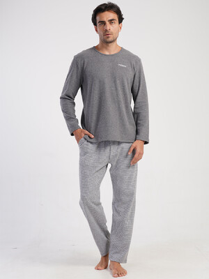 Купить Домашній костюм великого розміру з довгим рукавом VIENETTA MAN 5010050000 в Украина в Lingerie.ua - Одяг для дому та відпочинку, Фото 6