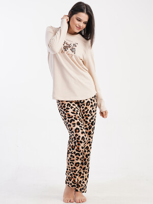 Купить Байкова жіноча піжама великого розміру VIENETTA 5021724962 в Украина в Lingerie.ua - Одяг для дому та відпочинку, Фото 10