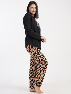 Купить Байкова жіноча піжама великого розміру VIENETTA 5021724962 в Украина в Lingerie.ua - Одяг для дому та відпочинку, Фото 7