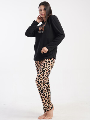 Купить Байкова жіноча піжама великого розміру VIENETTA 5021724962 в Украина в Lingerie.ua - Одяг для дому та відпочинку, Фото 4