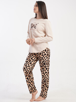 Купить Байкова жіноча піжама великого розміру VIENETTA 5021724962 в Украина в Lingerie.ua - Одяг для дому та відпочинку, Фото 3