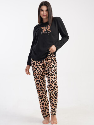 Купить Байкова жіноча піжама великого розміру VIENETTA 5021724962 в Украина в Lingerie.ua - Одяг для дому та відпочинку, Фото 11