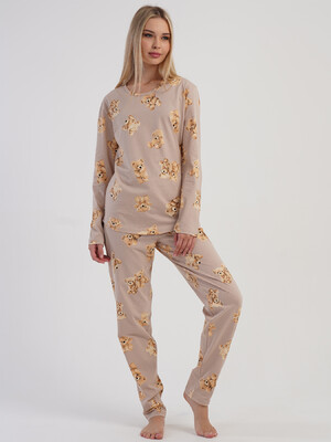 Купить Хлопковый комплект женский с длинным рукавом VIENETTA 5040530612 в Украина