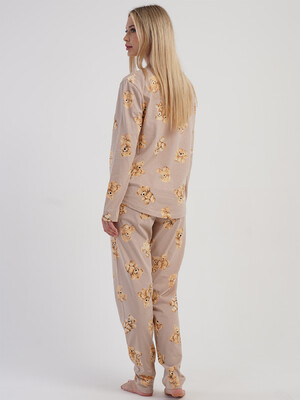 Купить Хлопковый комплект женский с длинным рукавом VIENETTA 5040530612 в Украина в Lingerie.ua - Одяг для дому та відпочинку, Фото 6