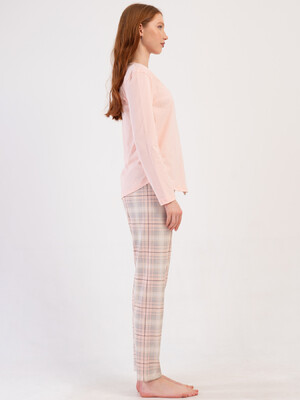 Купить Хлопковый домашний комплект с длинным рукавом VIENETTA 4100294206 в Украина в Lingerie.ua - Одяг для дому та відпочинку, Фото 2