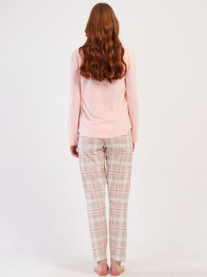 Купить Хлопковый домашний комплект с длинным рукавом VIENETTA 4100294206 в Украина в Lingerie.ua - Одяг для дому та відпочинку, Фото 3