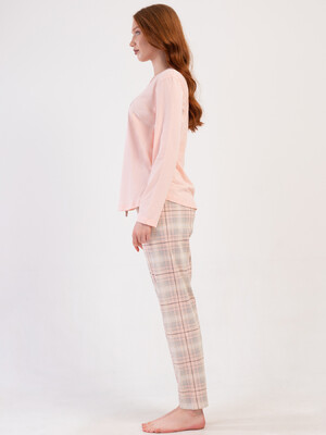 Купить Хлопковый домашний комплект с длинным рукавом VIENETTA 4100294206 в Украина в Lingerie.ua - Одяг для дому та відпочинку, Фото 4