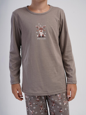 Купить Бавовняний домашній комплект з довгим рукавом для хлопчика VIENETTA KIDS 5032726797 в Украина в Lingerie.ua - Одяг для дому та відпочинку, Фото 2