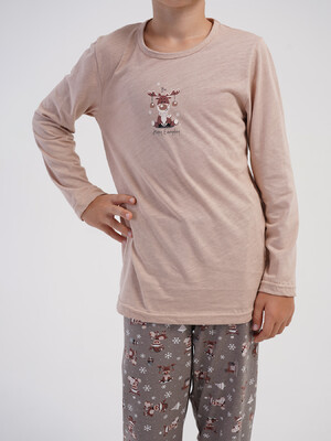 Купить Бавовняний домашній комплект з довгим рукавом для хлопчика VIENETTA KIDS 5032726797 в Украина в Lingerie.ua - Одяг для дому та відпочинку, Фото 3