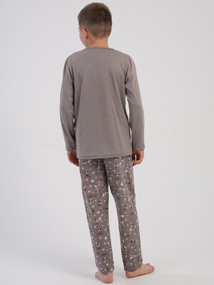 Купить Бавовняний домашній комплект з довгим рукавом для хлопчика VIENETTA KIDS 5032726797 в Украина в Lingerie.ua - Одяг для дому та відпочинку, Фото 4